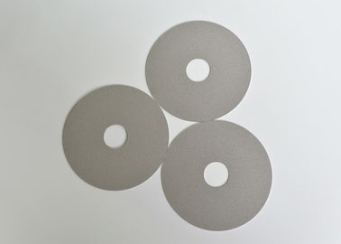 Food Grade Material Sintered Porous Metal Element Silver Color Shock Resistance