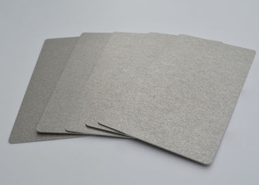 Square Porous Stainless Steel sintered plate gas sparger Fine Edge Treatment Chemical Stable