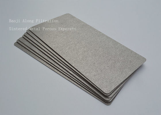 0.5um-70um Porous Metal Sintered Titanium Plate Oxidation Resistance